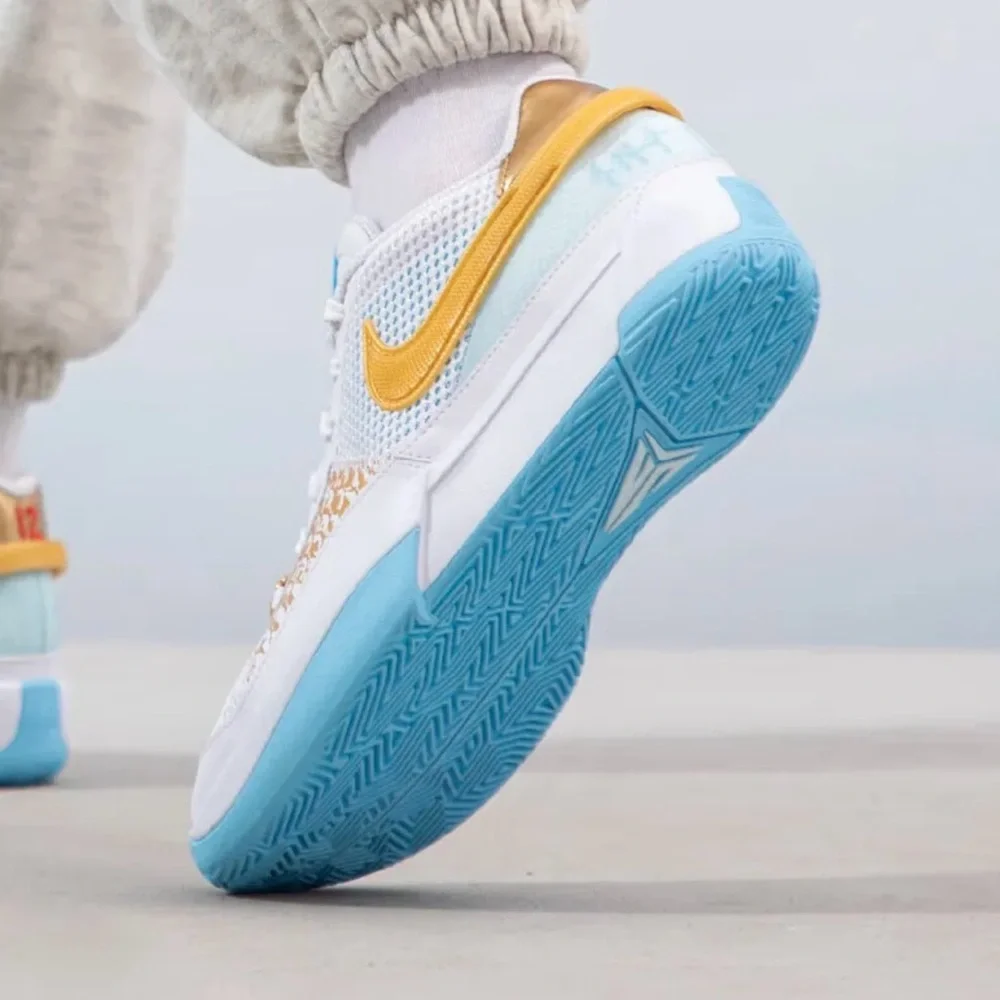 Nike Ja 1 Chinese New Year- Dragon Basketball Shoes FZ8327-103 White Youth Size - Picture 6 of 10